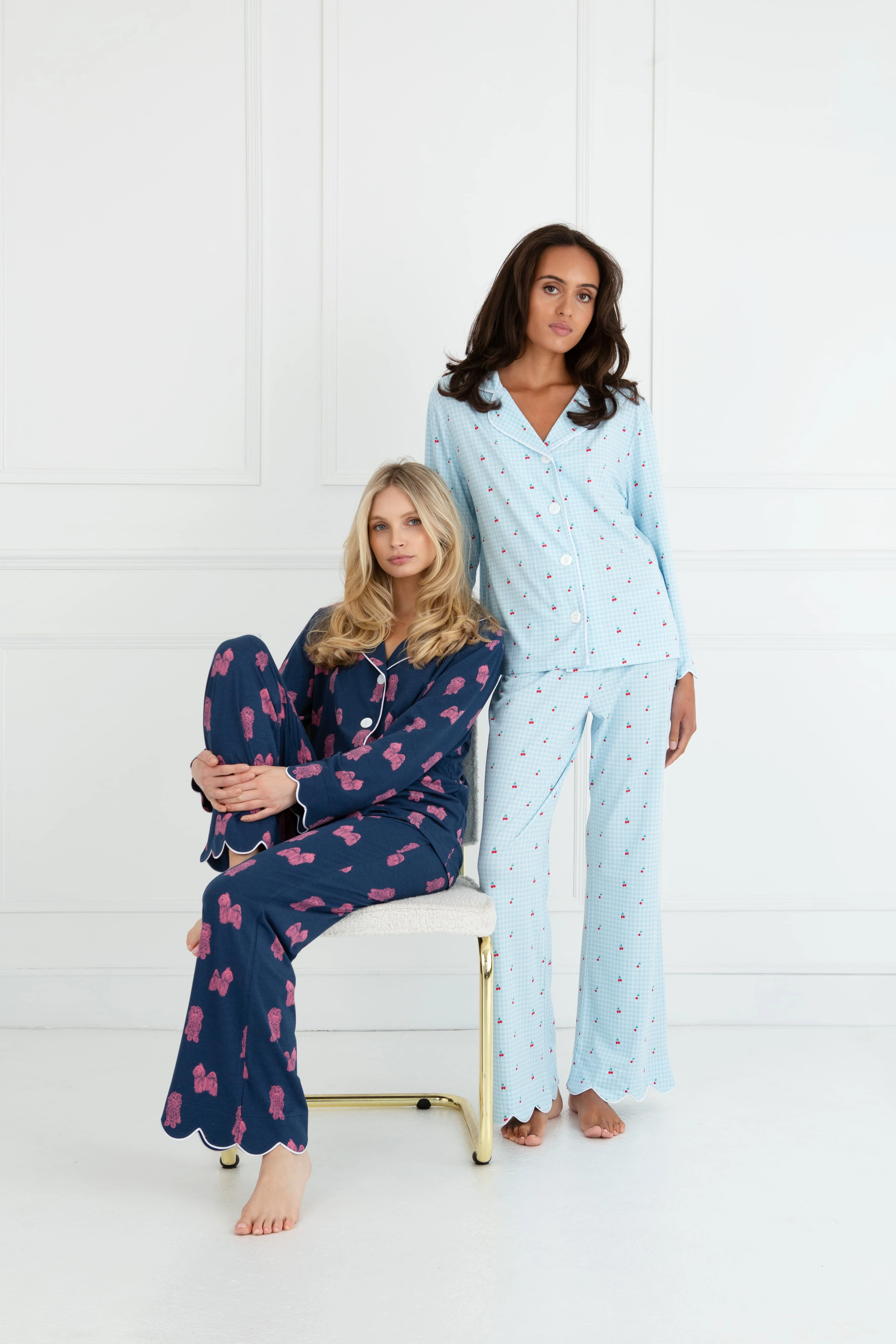 Bamboo Sleepwear (Cherry Check Print) - Image 10