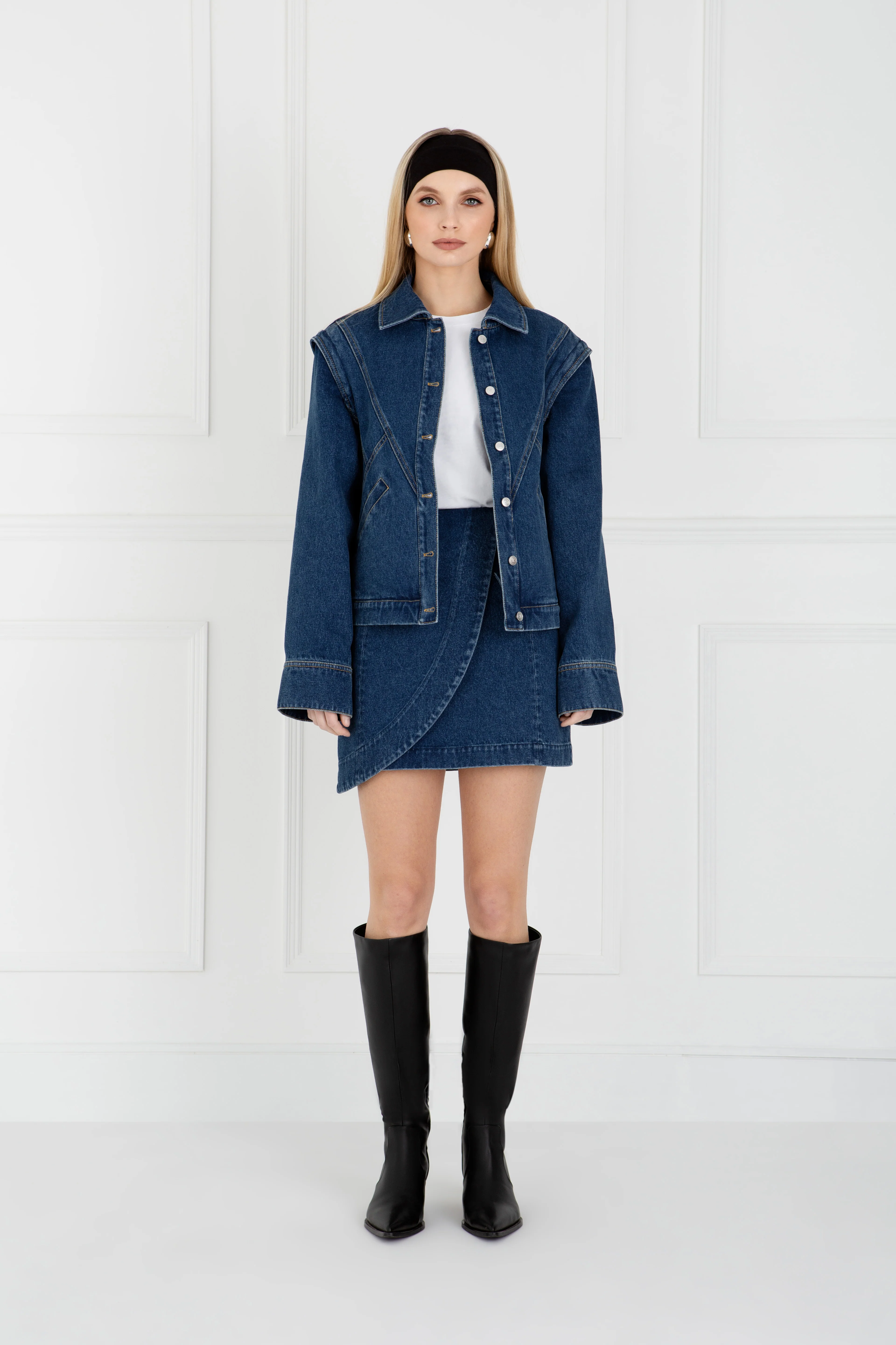 "The Aggie" - Denim Jacket (Blue) - Image 3