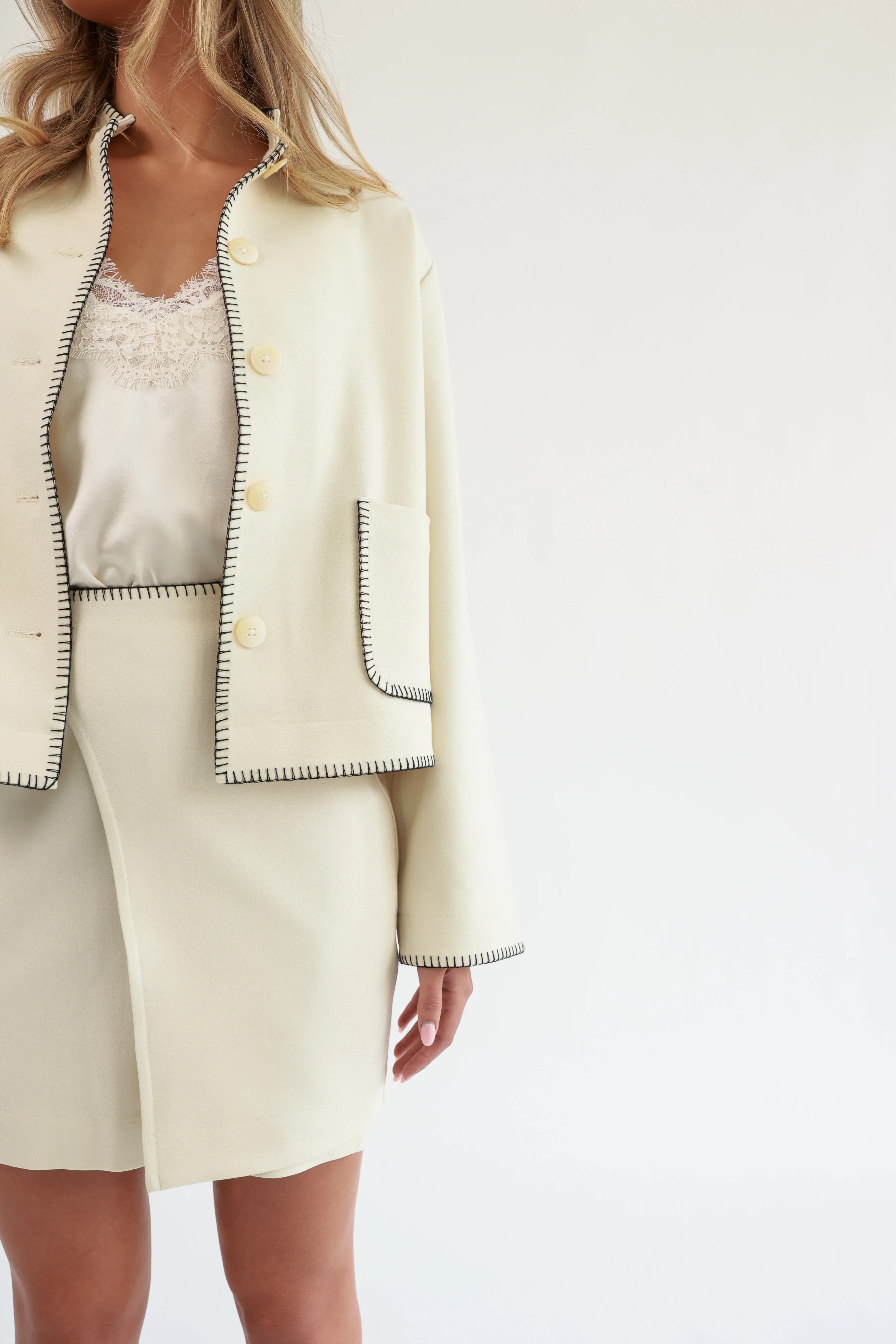 "The Aggie" - Jacket (Cream) - Image 3